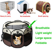 Portable Pet Cage Folding Tent